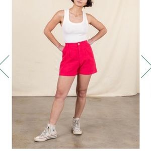 Big bud press trouser shorts hot pink size medium